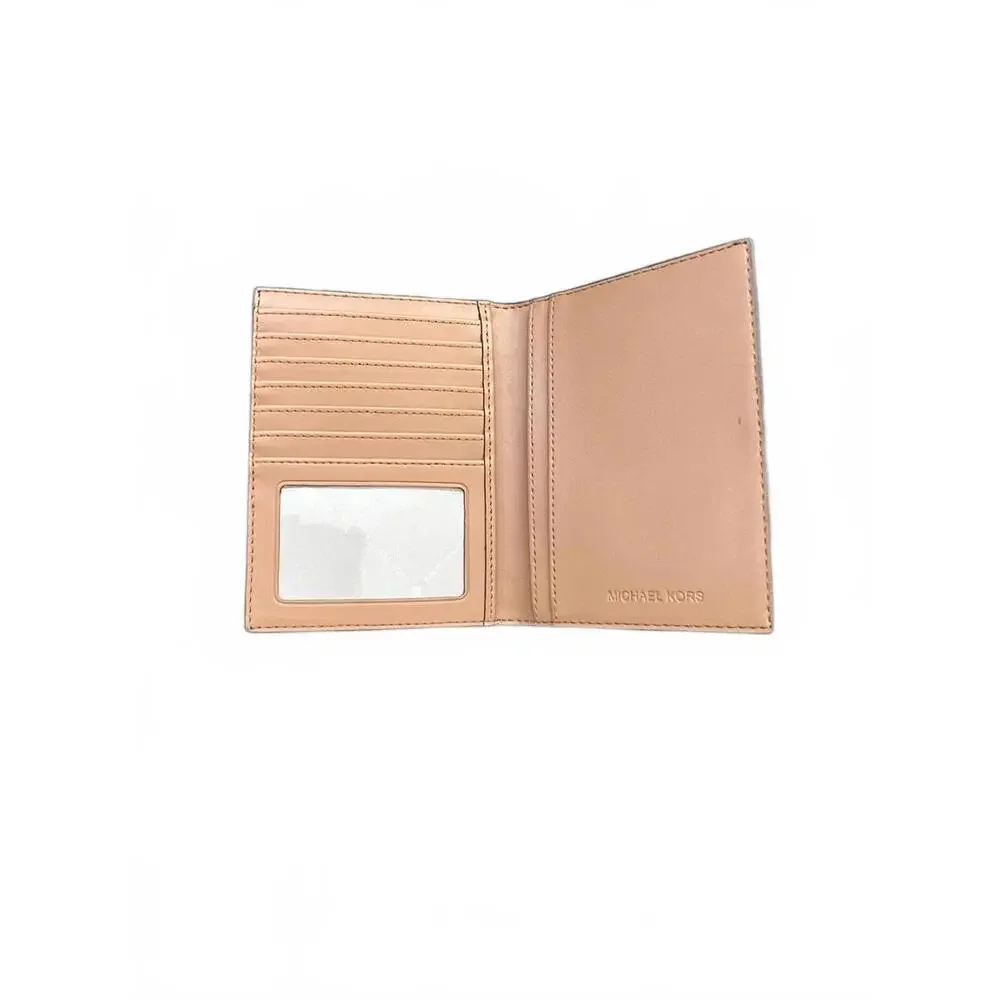 Michael Kors‎ Jet Set Signature Logo Passport Wallet